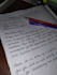 write handwritten notes in print and cursive handwriting