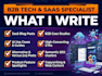 write high converting SEO blog content and copywriting for tech, ai, and saas