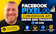 setup facebook pixel conversion API, server side tracking, fix meta pixel by GTM