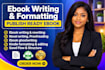 ghostwrite fiction and nonfiction, ebook ghostwriter, ghost book writer editor