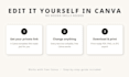 design editable canva templates for invitations and cards