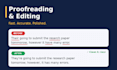 proofread and edit documents