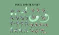 do pixel art animation sprite sheet pixel character 8 bit 16 bit animation