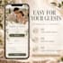 design a custom wedding website invitation with rsvp