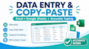 do data entry, copy paste and excel data entry