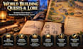 write engaging game dialogue, quests, lore, and character stories