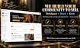 setup online skool community branded for high conversions