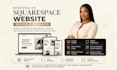 design beautiful modern squarespace website, squarespace redesign, web designer