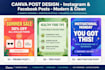 do data entry typing copy paste and canva post design