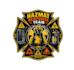 create an impressive firefighter logo in high definition