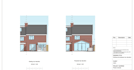 draw 2d floor plan for house extension, open plan room, kitchen, dinning room