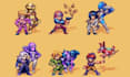 do pixel art animation pixel character sprite sheet pixel game asset game art