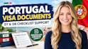 organize your portugal d7 or d8 visa documents