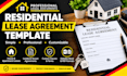 draft a residential lease agreement template