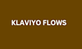 design  klaviyo template and flows setup