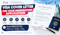 write a compelling visa cover letter for your immigration application
