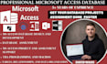 develop microsoft access database project and assignments