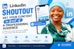 promote your linkedin post with a professional shoutout