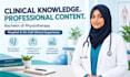 create physiotherapy ebook for pain relief and exercises