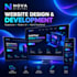 design a modern animated website with responsive design
