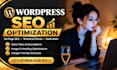 do wordpress SEO optimization