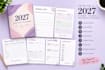 create 2027 planner, journal, 2027 goal setting planner, 2027 calendar