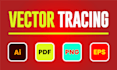 recreate logo or image to vector