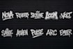 hand draw marker graffiti style tag or logo