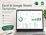 create custom excel google sheet template inventory expense tracker with formula