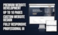 do website development as full stack web developer, backend frontend developer