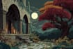 draw pixel art landscapes, backgrounds or scenes