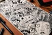 do unique doodle illustrations