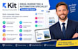 setup convertkit automation kit email sequence kit newsletter kit landing page