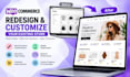 redesign or customize your woocommerce online store