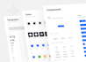 create a modern landing page UI in figma