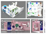 design custom 3d exhibition stand and  bematrix, event design,