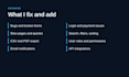 fix bugs and add features to your web app