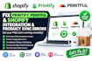 fix printify printful troubleshooting product synchronization integration error