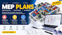 prepare complete mep permit drawings for commercial buildings