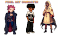 create and animate pixel lofi loop characters in 8bit, 16 and 32 bits for games