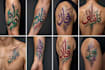 create handdrawn persian arabic calligraphy tattoo