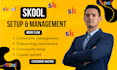 skool community manager skool community setup online skool community setup
