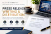 write and distribute your press release to media outlets