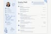 design a professional resume and CV using canva