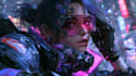 create cyberpunk character art