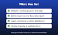 create a professional website or mobile app with base44 ai