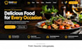 design restaurant, personal chef, pizza, catering website