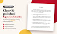 proofread and edit any spanish text