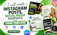 design instagram posts and canva templates