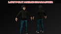 create retro low poly anime 3d models and ps1 style characters for your game